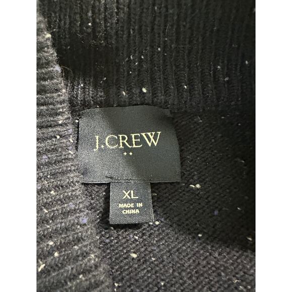 J. Crew Bomber Lambs Wool Sweater sz XL - Picture 3 of 4